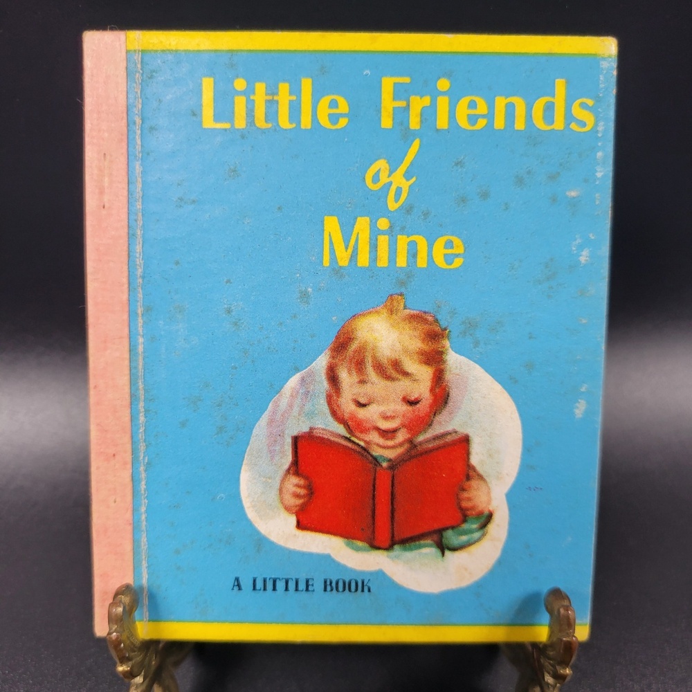 VTG Little Friends of Mine Miniature 18" Doll Size Little Book James & Johnathan